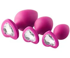 Dream Toys FLIRTS ANALINIS MOKYMO RINKINYS GEM STONE Rožinis