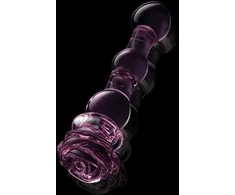 Nezatříděno Dreamtoys BLIZGUS STIKLINIS DILDO „ROSEBUD“ SU KAROLIUKAIS