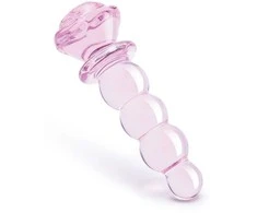 Dreamtoys GLAZŪRUOTO STIKLO ROŽIŲ PUMPURŲ FORMOS KIŠTUKAS SU KAROLIUKAIS
