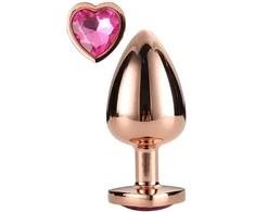 Dream Toys Blizganti meilė ROSE GOLD KIŠTUKAS DIDELIS