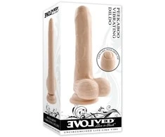 Dreamtoys EVOLVED PEEK A BOO VIBRUOJANTIS DILDO 8 COLIAI ŠVIESUS