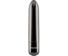 Evolved Real Simple Mini Bullet Vibrator Juodas Chrome USB Rechargeable
