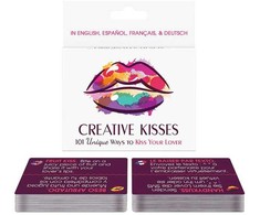 Kheper Games Creative Kisses Card Set - 101 Inspiring Kiss Ideas for Couples