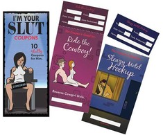 Kheper Games - Intimate Couples Fun Coupon Booklet, 10 Vouchers, English