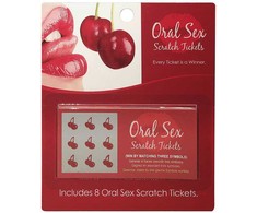 Kheper Games Oral Adventure Scratch Tickets Adult Game Set 8 pcs