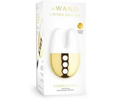 LE WAND DOUBLE VIBE Baltas AUKSO