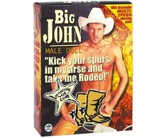 Nmc Didelė pripučiama lėlė „Big John“ iš PVC su peniu