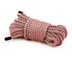 Dream Toys Ns naujovės BONDAGE COUTURE ROPE ROSE GOLD