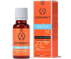 RUF Sexovital Herbal Vitality Supplement Purškiklis 20 ml - Mint &amp; Ginger Extracts