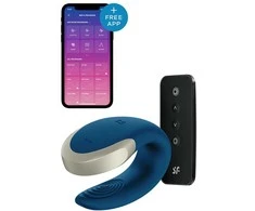 „SATISFYER DOUBLE LOVE CONNECT“ PROGRAMĖLĖ MĖLYNA