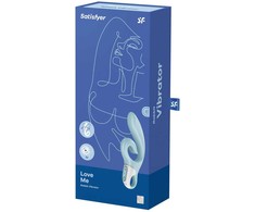 Satisfyer Love Me bunny vibratorius Mėlyna