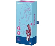 Satisfyer Love Me bunny vibratorius Raudonas