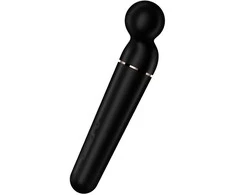 Satisfyer Planet Wand-er Juodas stimuliuojantis masažuoklis
