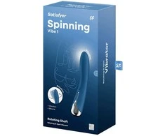 SATISFYER SPINNING VIBE 1 mėlynas