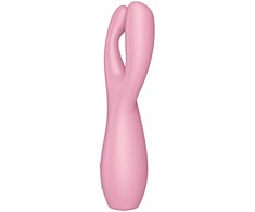 Satisfyer Rocks-Off Threesome 3 Lay-On Multi-Zone Vibrator, Silicone, Juodas