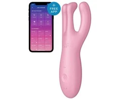 Satisfyer SATISFYER_Threesome 4 Vibrator wibrator Rožinė