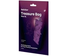 „Satisfyer Treasure Bag XL“ violetinis įtaisų laikymo krepšys