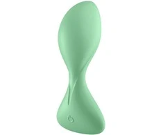 Satisfyer Flat dildo sklandžiai analinis su vibracijos kištukas