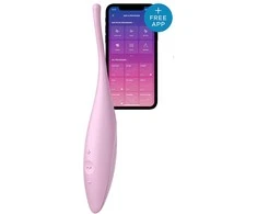 Satisfyer Twirling Joy Clitoral Vibrator Rose