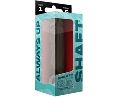 Shaft VELENOS APVALKALAS MODELIS F, DYDIS 1, 7,8 COLO SKYSČIO SILIKONO RANKOVĖ, RAUDONMEDIS