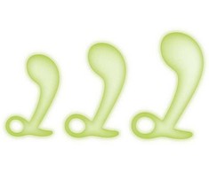 WHIPSMART 3 dalių šviečiantis tamsoje prostatos treniruočių rinkinys