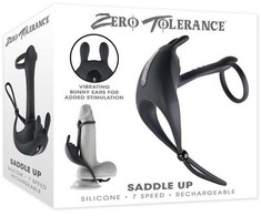 Zero Tolerance Evolved Novelties Saddle Up Juodas - Vibrating Intimate Ring 7 Modes