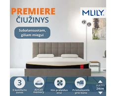 Čiužinys Mlily Premiere 140x200x24cm