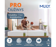 Čiužinys Mlily PRO 200x160x22cm