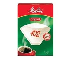 MELITTA 1x102/80 balti Filtrai kavai