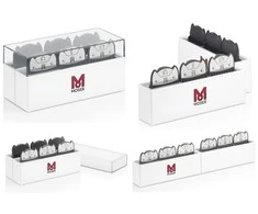 Barzdaskutė Wahl Clipper Corporation MOSER 1801-7000 Magnetinių antgalių rinkinys su dėžute, 6vnt.