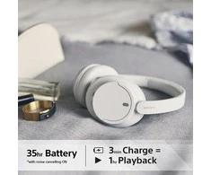 Sony WH-CH720NW belaidės ausinės, Baltos spalvos