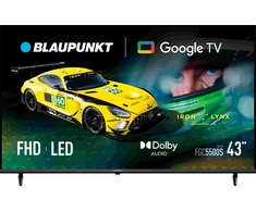 Televizorius Blaupunkt 43FGC5500S | 43 | Smart TV | Google TV | Juodas