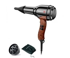 Ligo Electric VALERA SM 588.02 RC BL Juodas Chrome Swiss Steel-Master Plaukų džiovintuvas