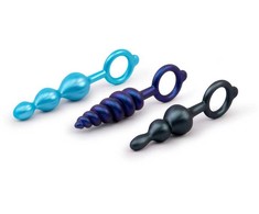 B-VIBE KAROLIUKŲ DILDOS RINKINYS