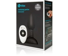 B-Vibe - Rimming Petite Remote Control Plug Juodas