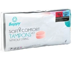 Tamponiniai-BEPPY SOFT&amp;COMFORT TAMPONAI DRĖGNIAI 4Vnt