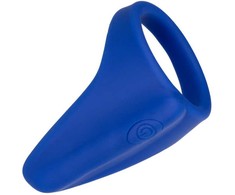 Mėlyna CalExotics Admiral Mėlyna Liquid Silicone Vibrating Perineum Wellness Ring