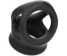 CalExotics Alpha Dual Cage Ring Juodas - Liquid Silicone Support System