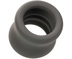 CalExotics Alpha Liquid Silicone Juodas Anatomical Support Ring 3.75 cm
