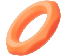 Oranžinis CalExotics Alpha Sexagon Silicone Support Ring Oranžinis Flexible Design