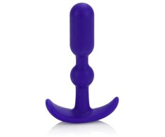 Mėlyna CalExotics Booty Call Booty Teaser Mėlyna - Flexible Silicone Probe Small