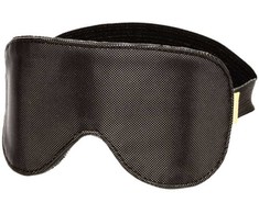 CalExotics Boundless Blackout Adjustable Eye Mask - Vegan Leather, Juodas