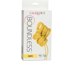 CalExotics Boundless Rope 10m Geltona - Durable Bondage Priedas