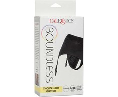CalExotics Boundless L/XL Thong Harness with Garter - Adjustable Support