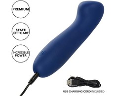 CalExotics Cashmere Satin G Mėlyna Flexible Silicone Massager 15.25 cm