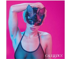 CalExotics Euphoria Cat Mask - Vegan Leather, Velvet Lined, Adjustable Fit