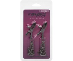 CalExotics Euphoria Adjustable Chain Nipple Clamps 14.5 cm Nickel-Free