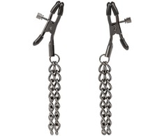CalExotics Euphoria Adjustable Chain Nipple Clamps 14.5 cm Nickel-Free