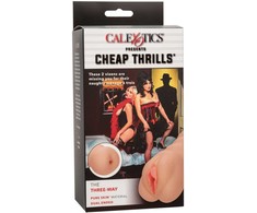 CalExotics Cheap Thrills The Three Way Dual-Ended Intimate Device 14.5cm