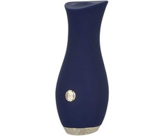 CalExotics Chic Tulip Mėlyna - 10-Mode Atsparus vandeniui Massager, 11.5 cm